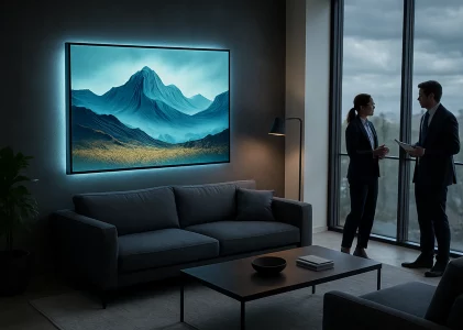 Raumatmosphäre neu gedacht: Energiesparende Ambient-Beleuchtung mit stilvollen LED-Bildern